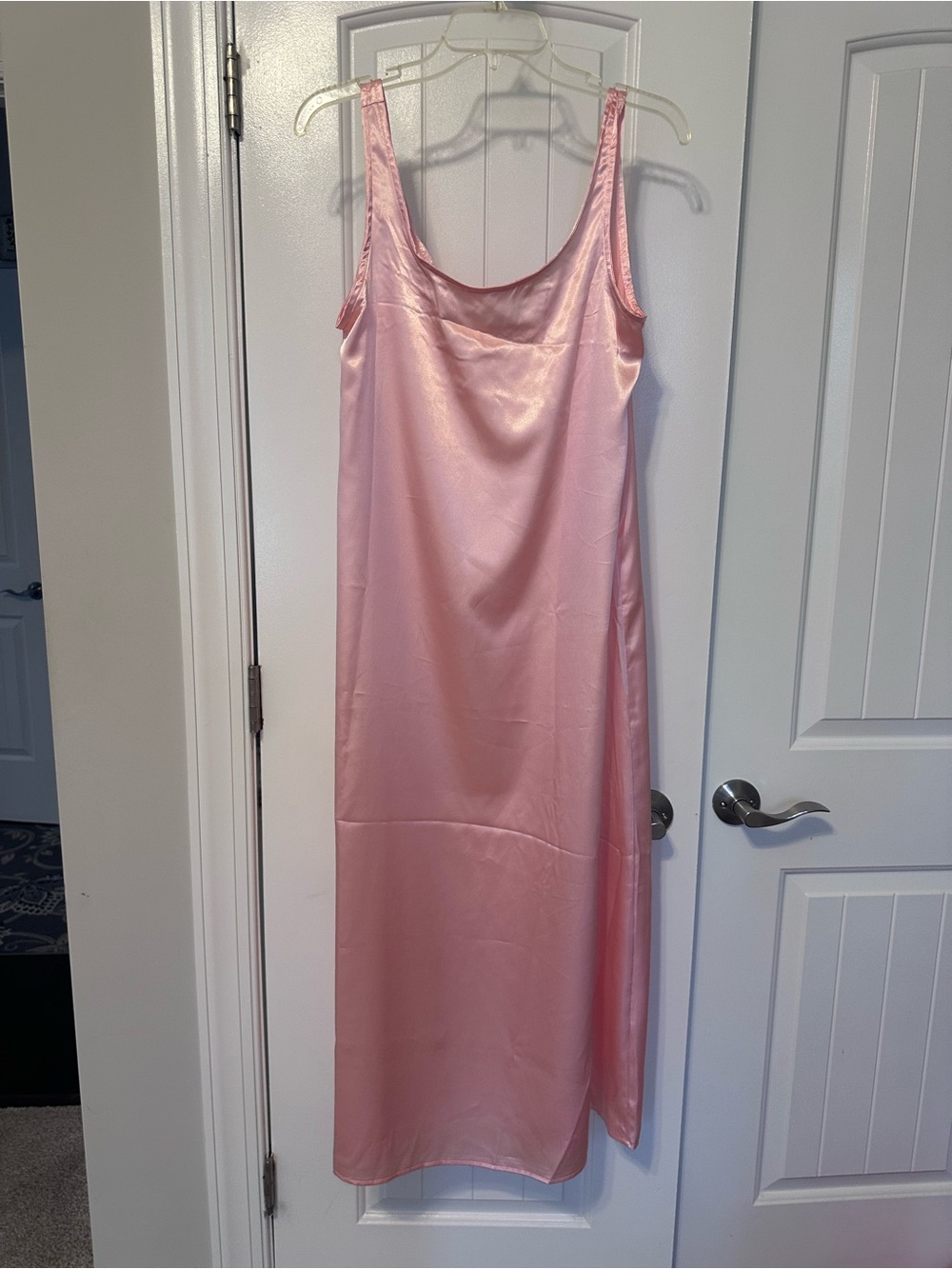 Satin Pink Slip Chemise - Elegant Women’s Nightwear